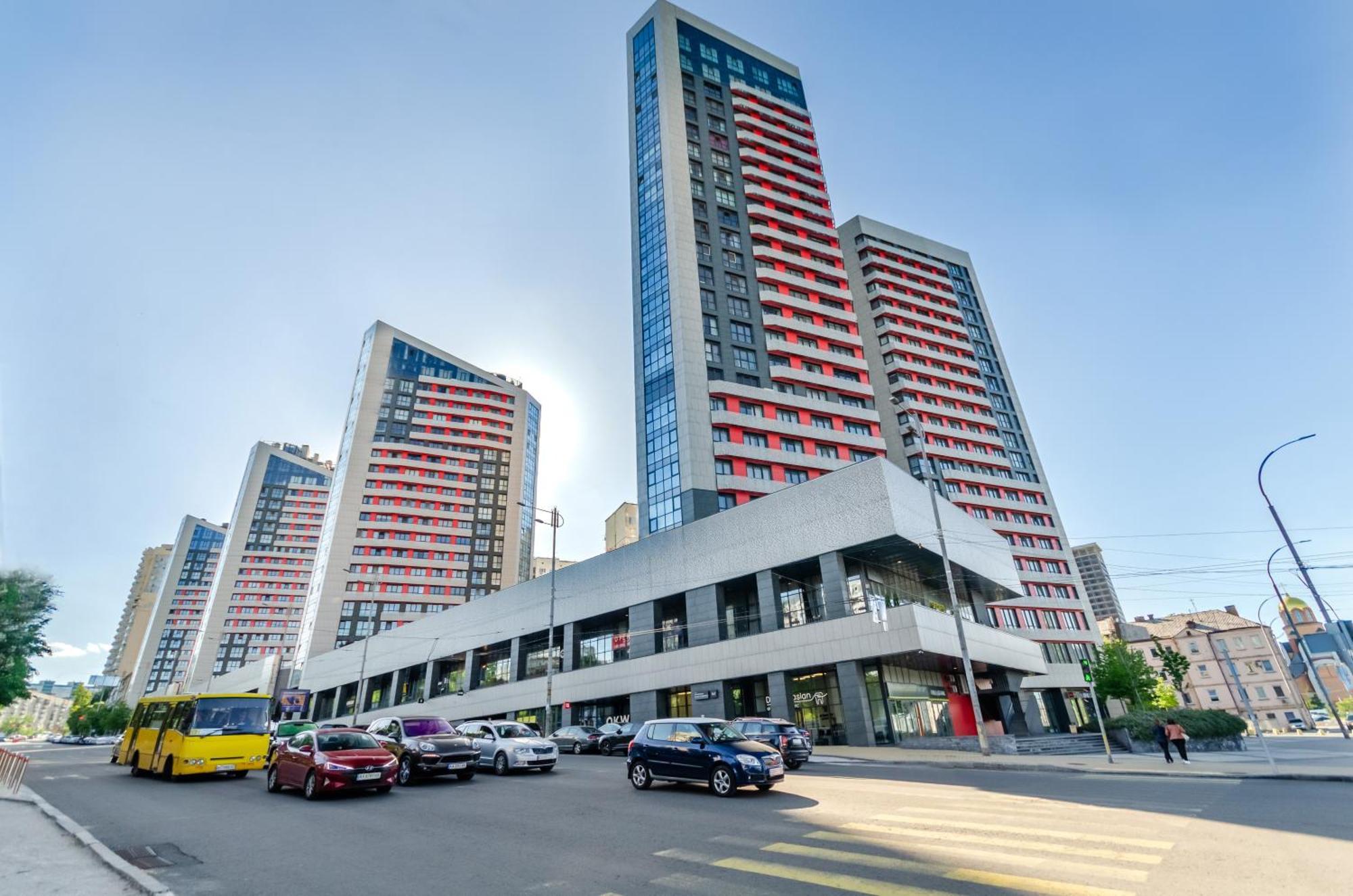 Petrovdom 41B-59B-90B-77B Stunning City View Apartments At Rc Kvartet, Central Railway Station Kyjev Exteriér fotografie